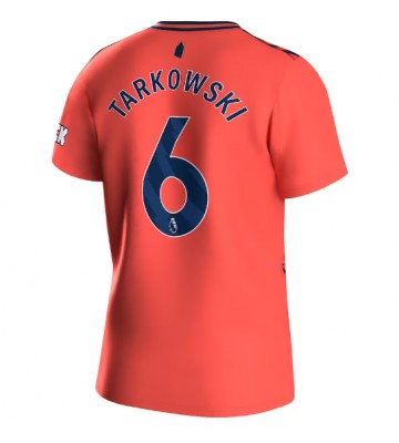 Everton James Tarkowski #6 Koszulka Wyjazdowych 2023-24 Krótki Rękaw